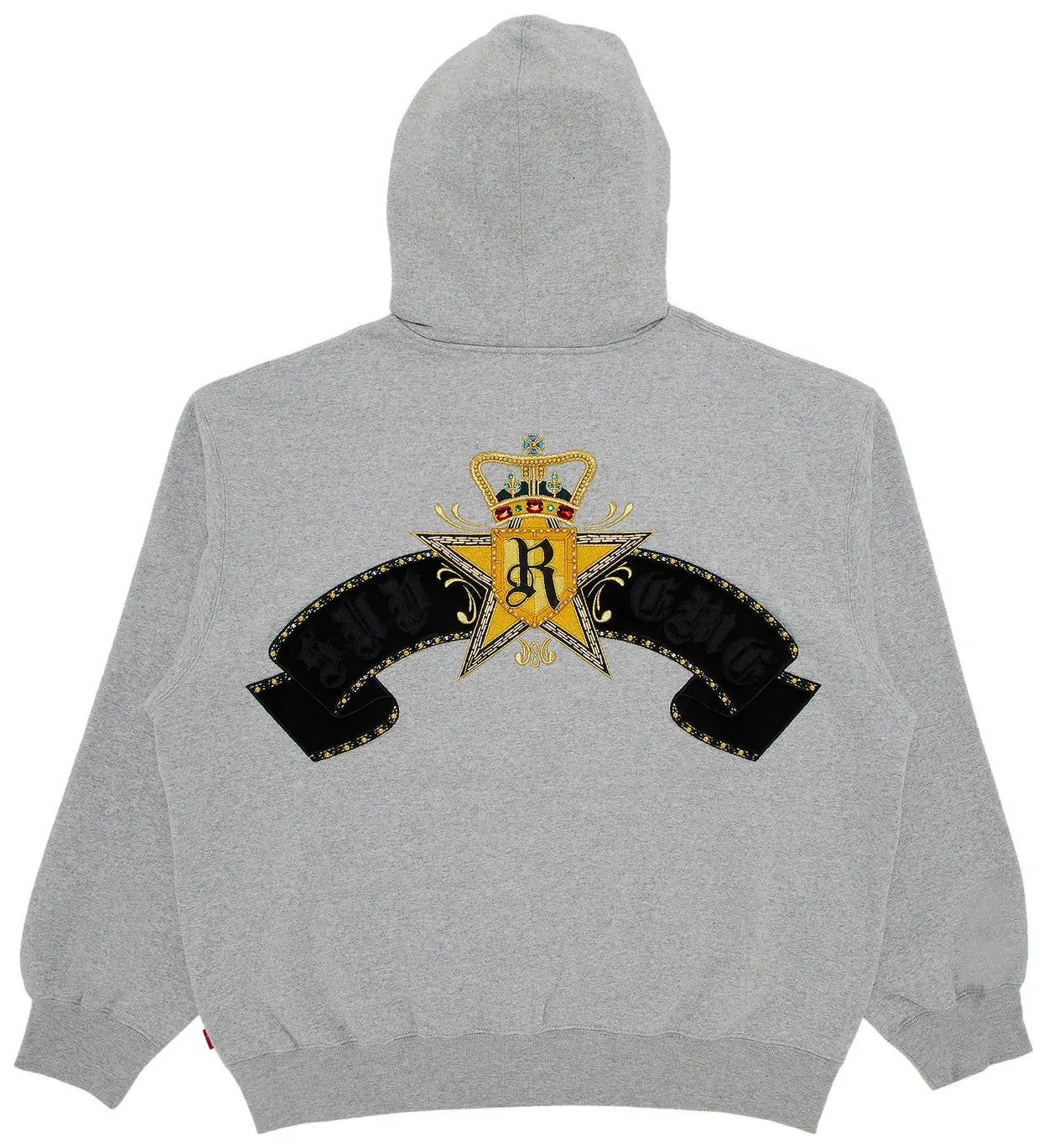 SUPREME CREST ZIP UP "HEATHER GREY"