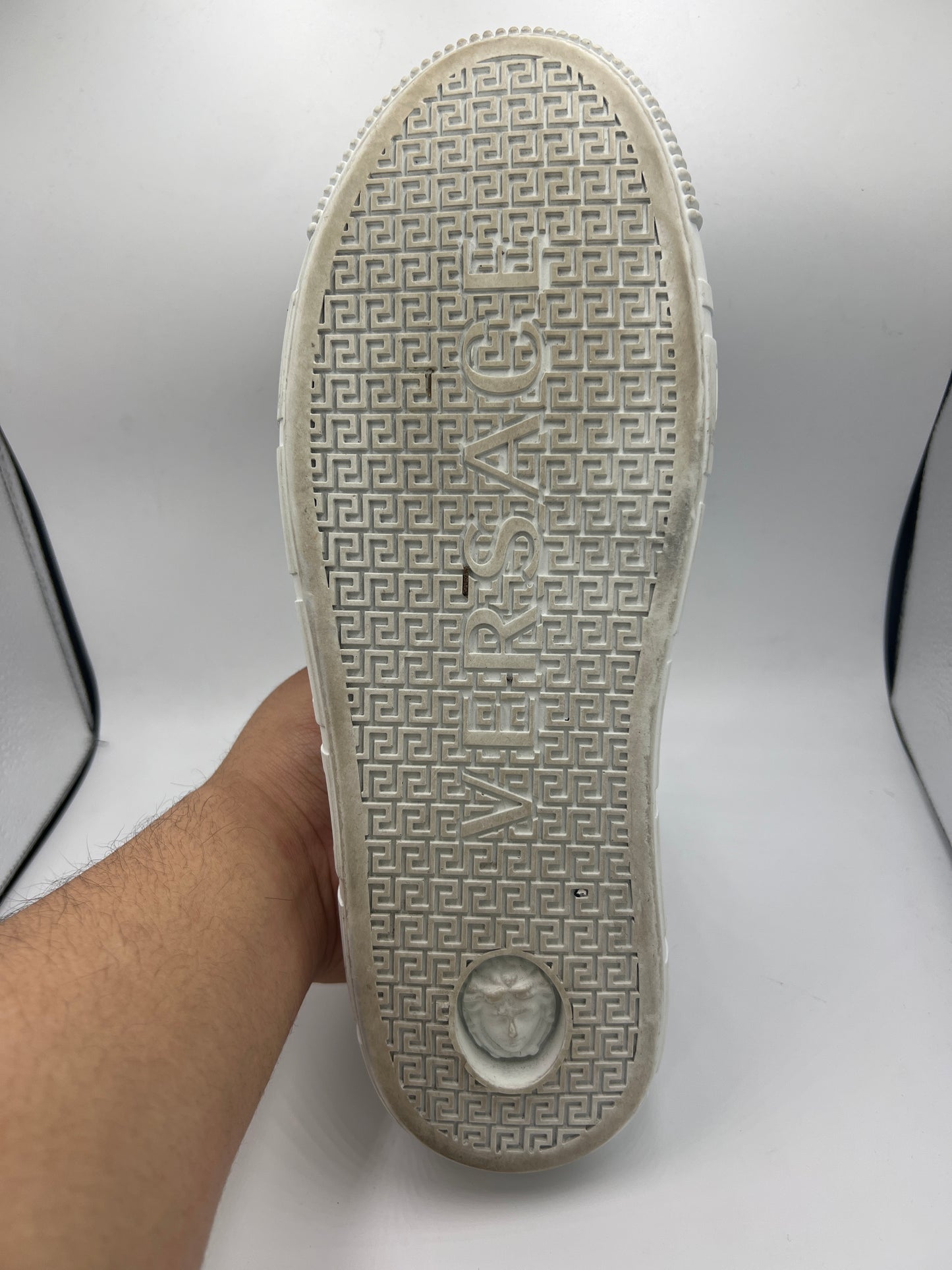 VERSACE MONOGRAM LOW TOP "BLACK WHITE" N.B.