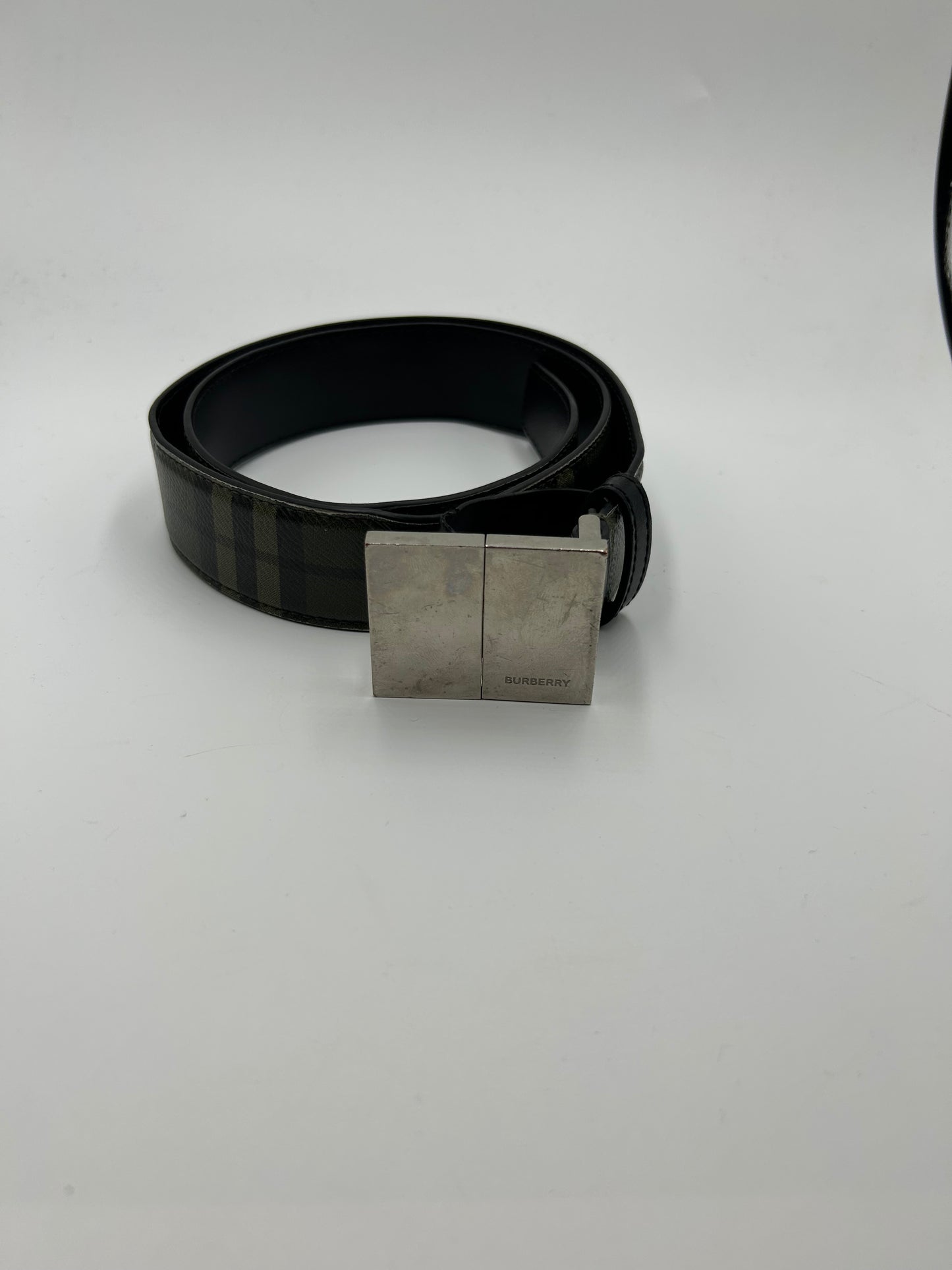 BURBERRY BELT OLIVE