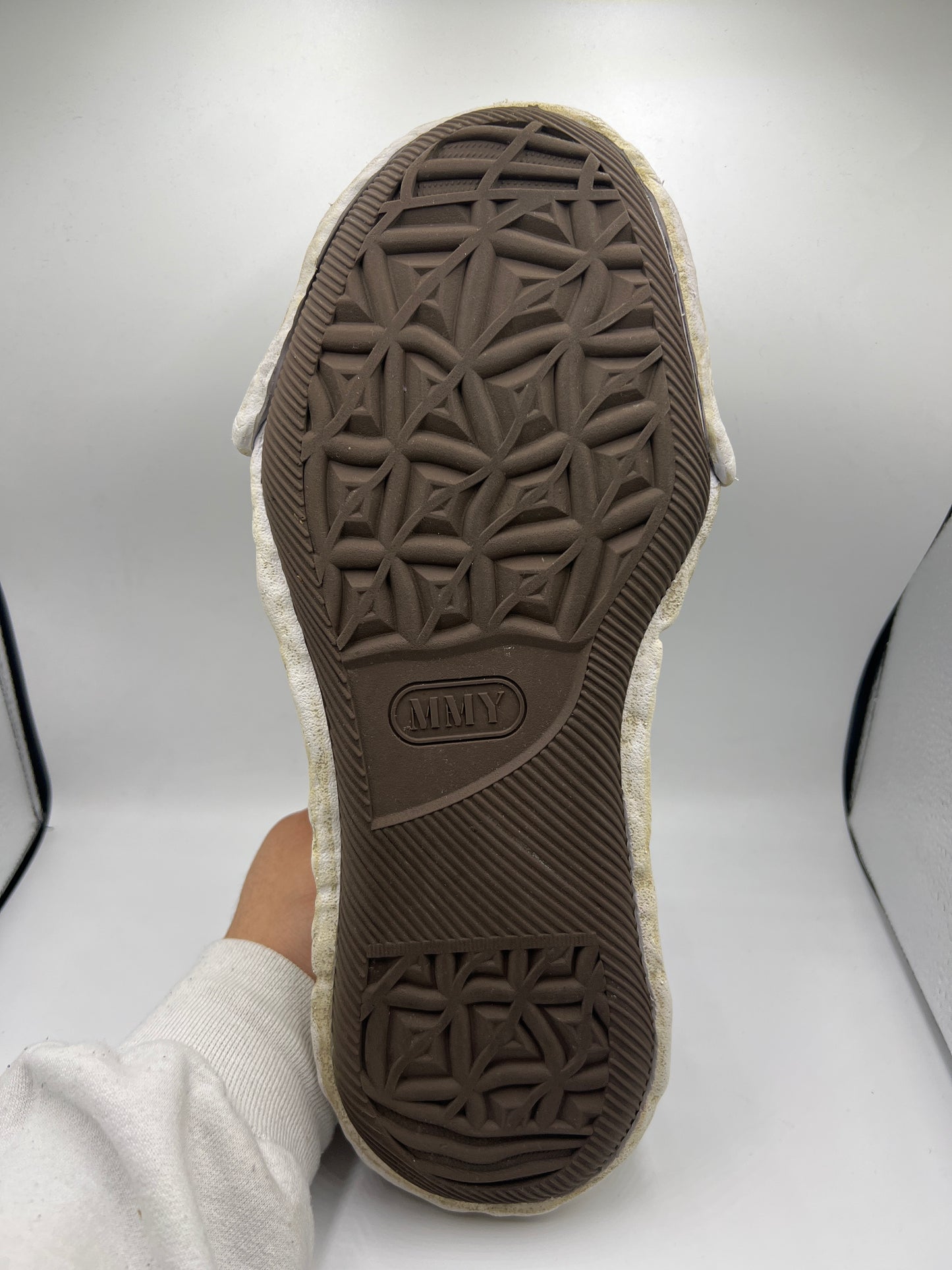MAISON MIHARA YASUHIRO PETERSON 23 OG DYED SOLE CANVAS LOW "BLACK"