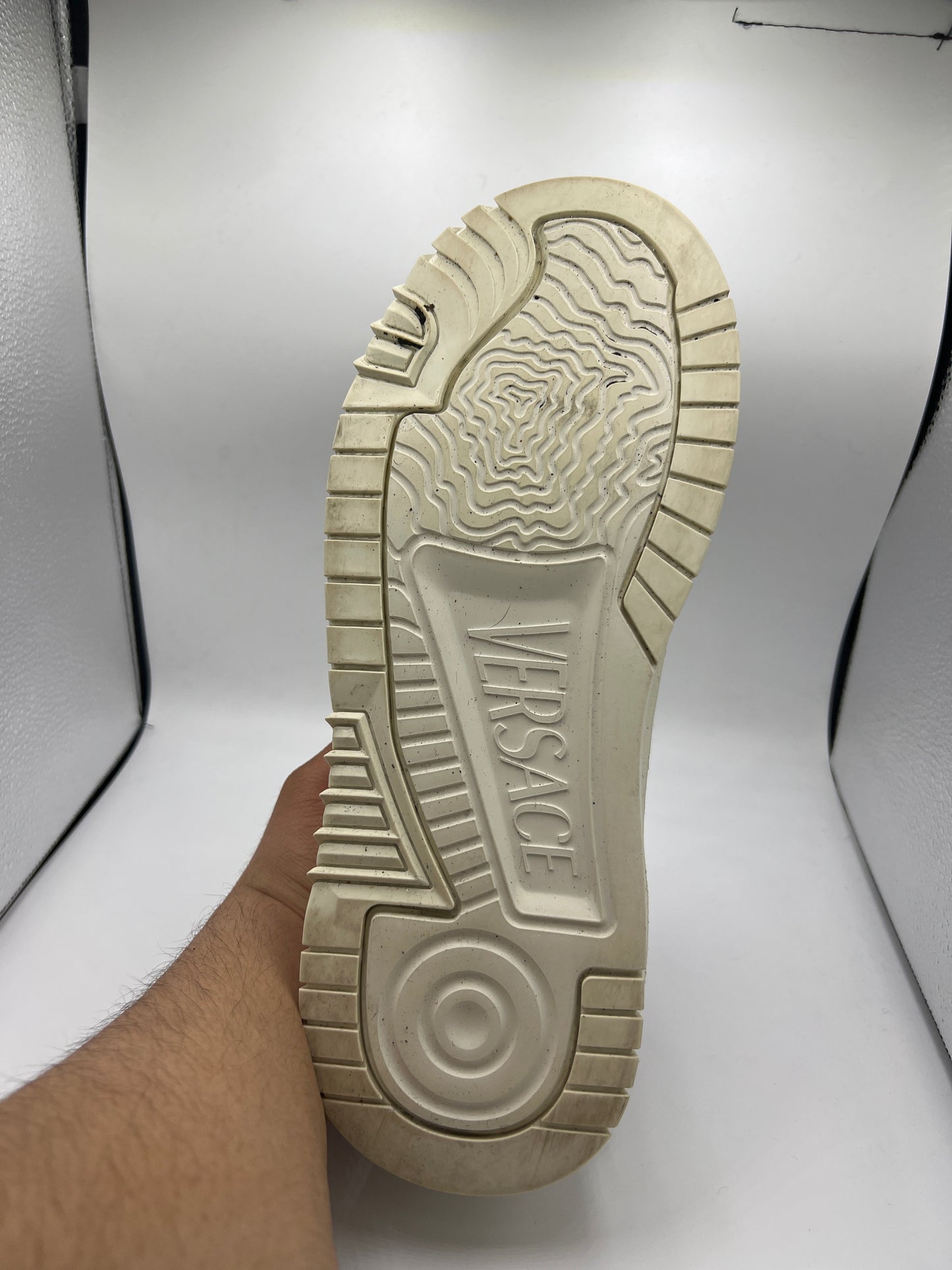 VERSACE ALLOVER ODISSEA SNEAKERS "BEIGE/MARRONE" N.B.
