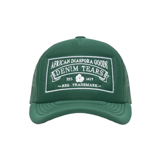DENIM TEARS ADG TRUCKER HAT "GREEN"