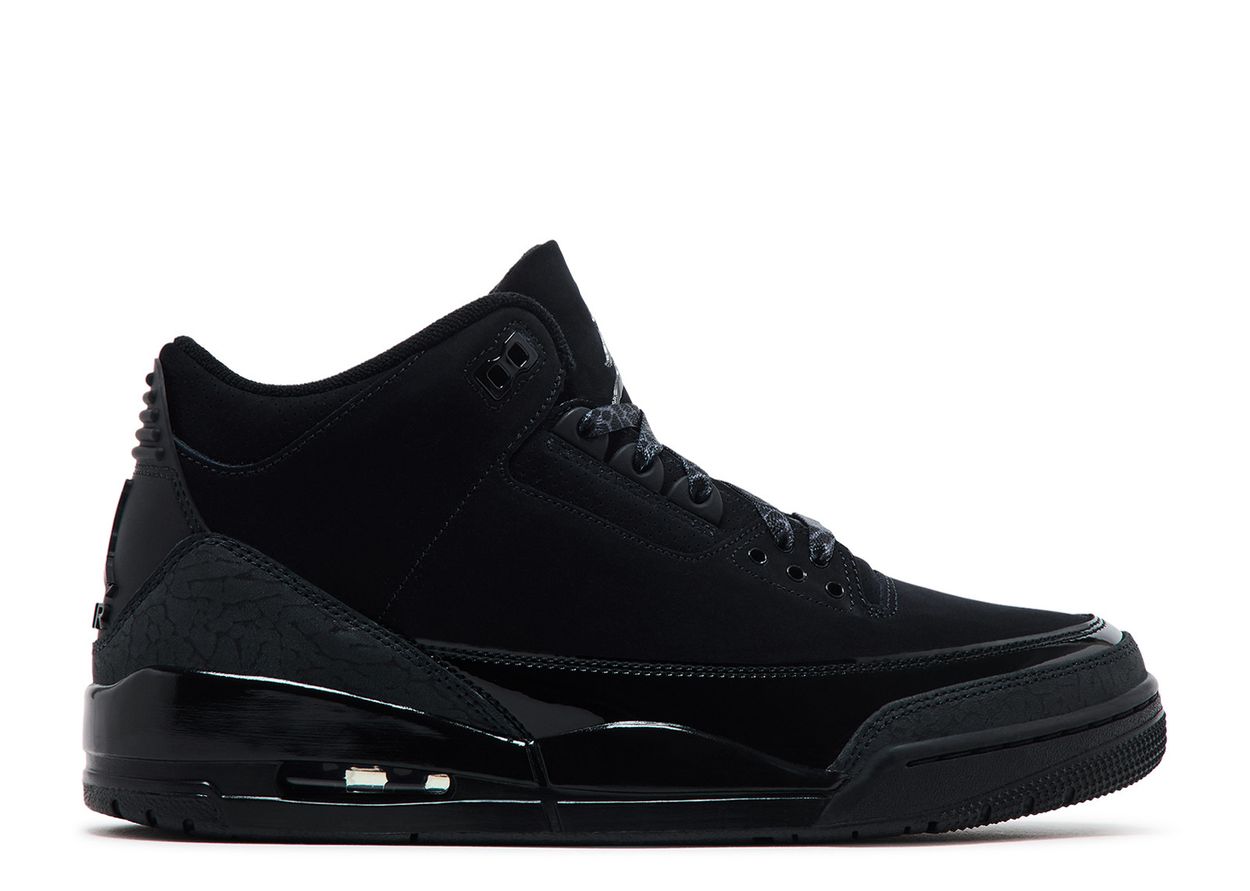 JORDAN 3 'BLACK CAT"