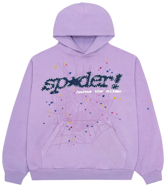 SP5DER ACAI HOODIE "PURPLE"