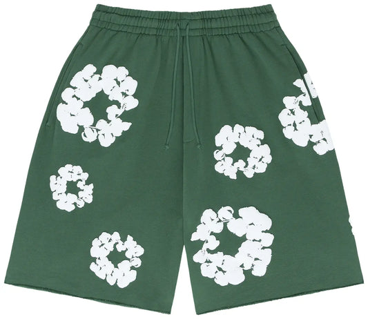 DENIM TEARS SHORTS "GREEN"