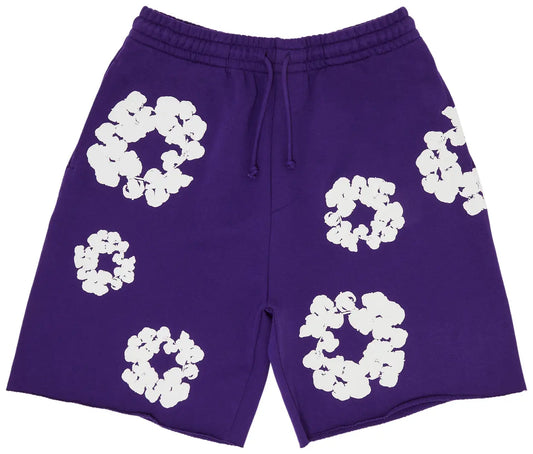 DENIM TEARS SHORTS "PURPLE"
