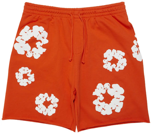 DENIM TEARS SHORTS "ORANGE"