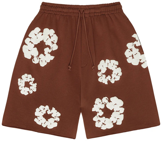 DENIM TEARS SHORTS "BROWN"
