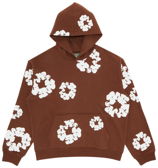DENIM TEARS HOODIE "BROWN"