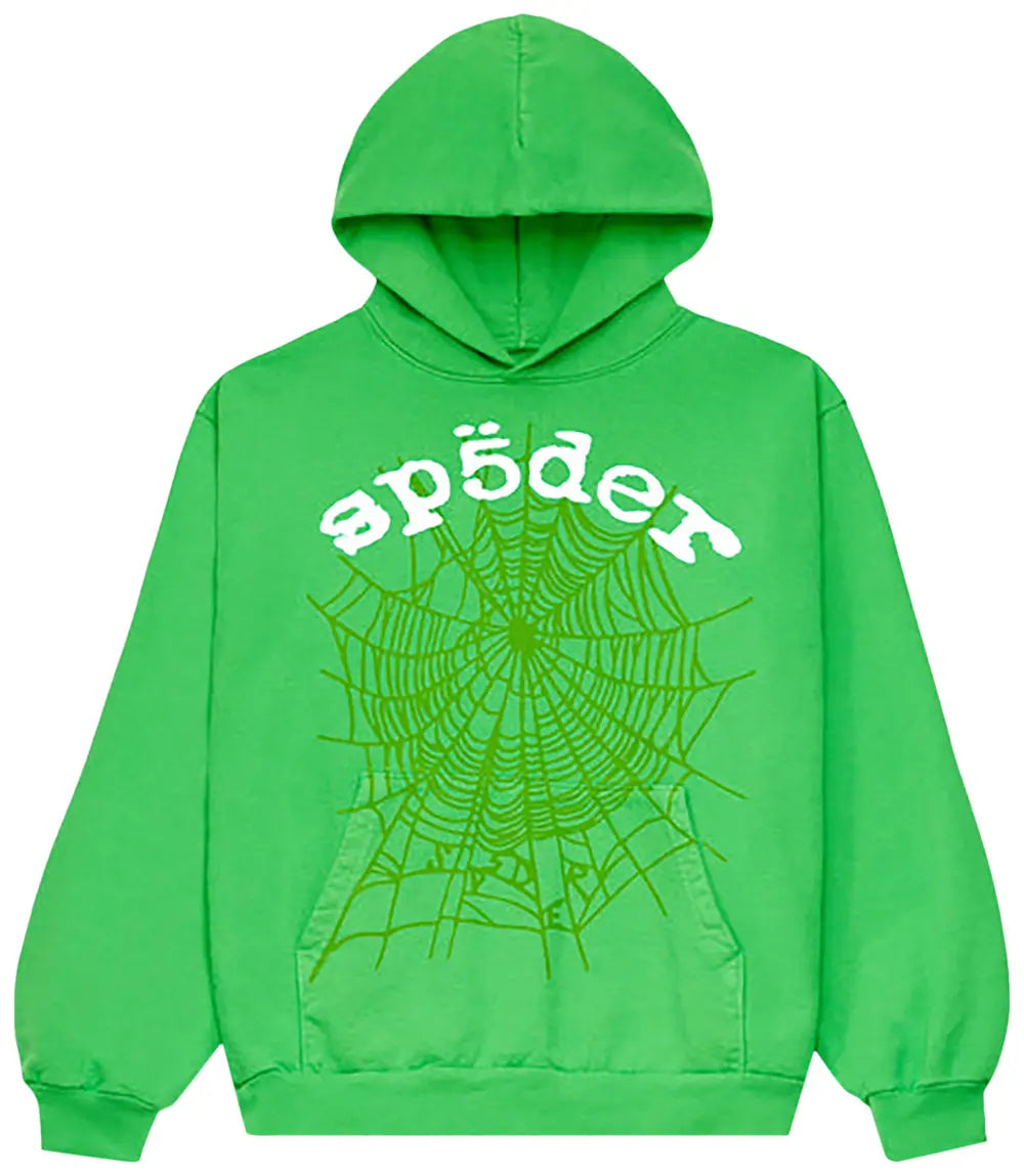 SP5DER LEGACY HOODIE "GREEN"