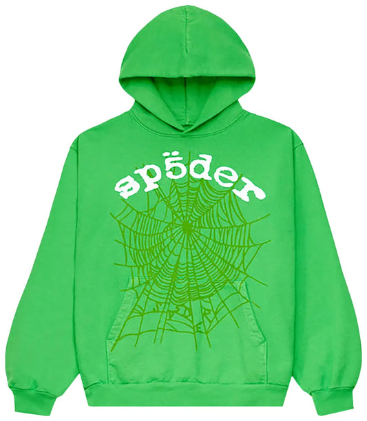 SP5DER LEGACY HOODIE "GREEN"