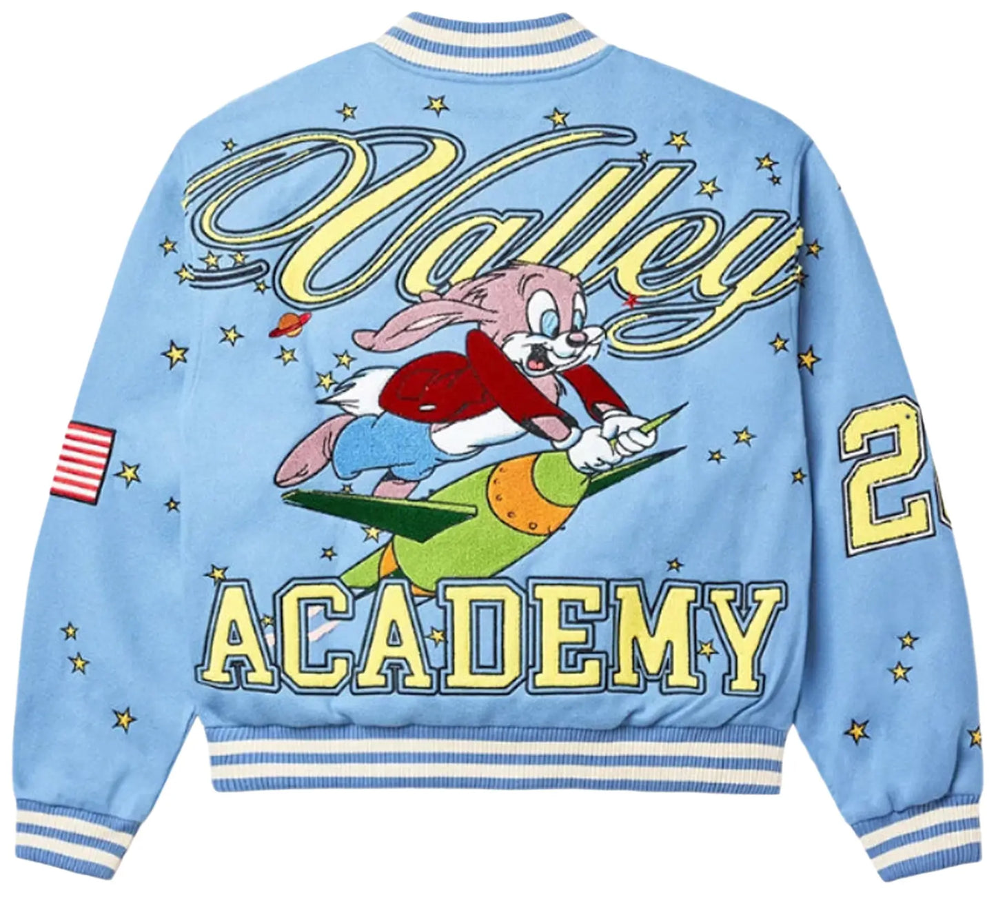 VALE FOREVER SKYHIGH VARSITY JACKT "BLUE"