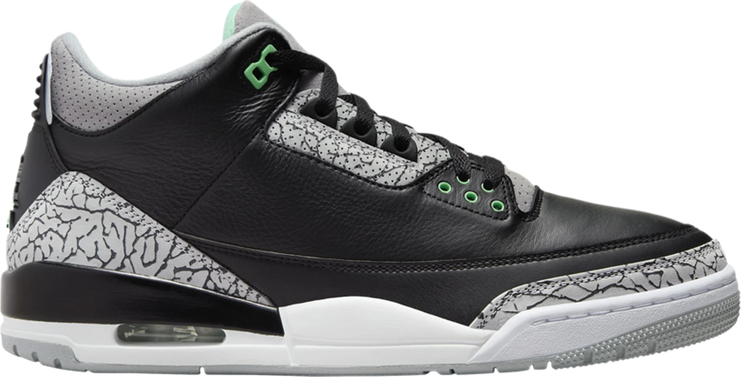 JORDAN 3 "GREEN GLOW"