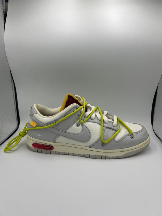 NIKE DUNK LOW X OFF WHITE "LOT 08 OF 50"