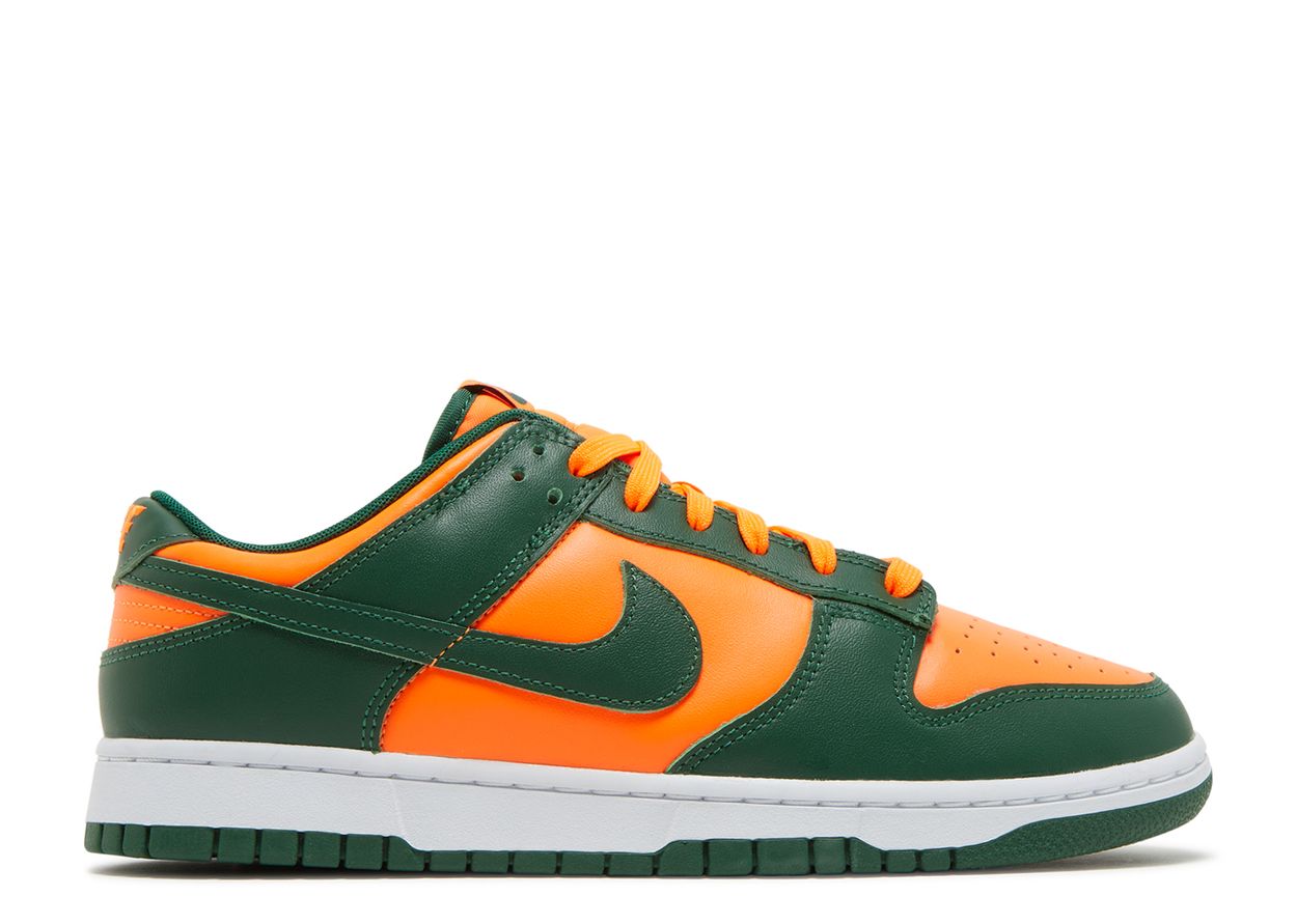 NIKE DUNK LOW "MIAMI HURRICANE"