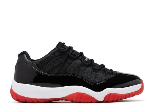 JORDAN 11 LOW "BRED"