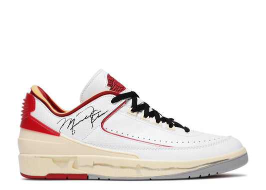 JORDAN 2 LOW X OFF WHITE "WHITE VARSITY RED"