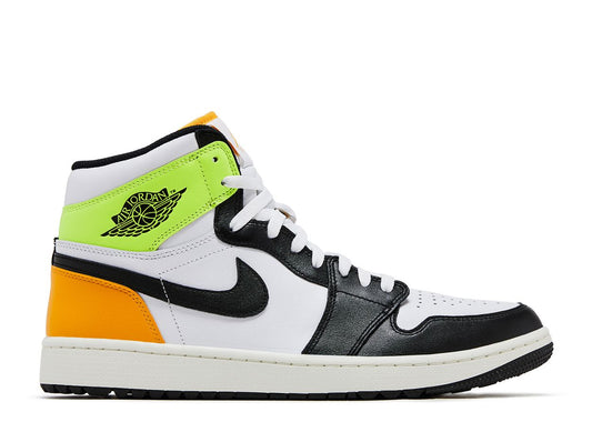 JORDAN 1 "WHITE BLACK VOLT UNIVERSITY GOLD"