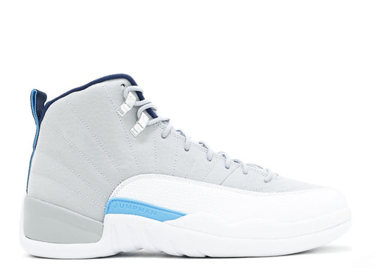 JORDAN 12 "GREY UNIVERSITY BLUE"