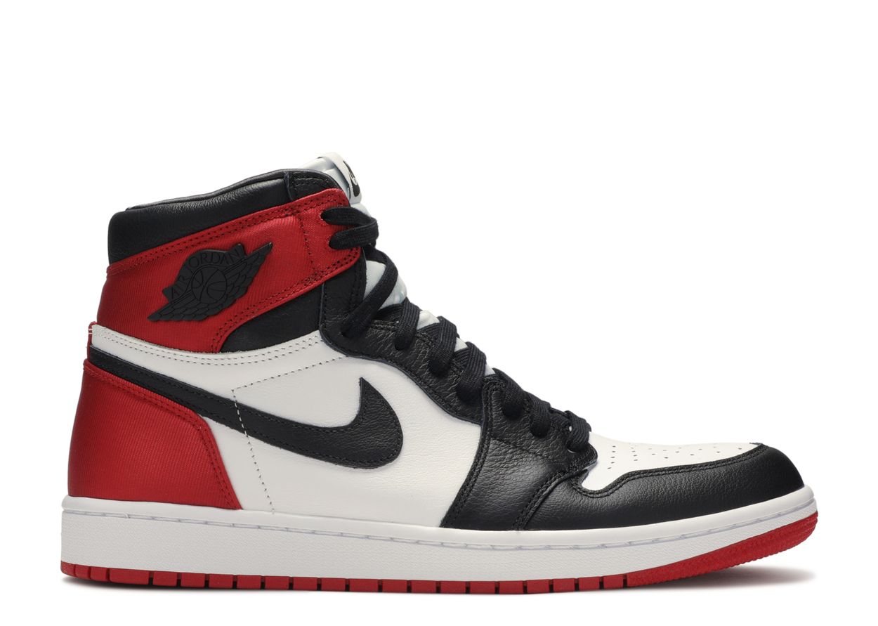 JORDAN 1 "SATIN BLACK TOE"