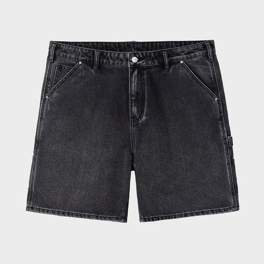 HAPPY MEMORIES DON'T DIE (HMDD) GREY WASHED JEAN SHORTS