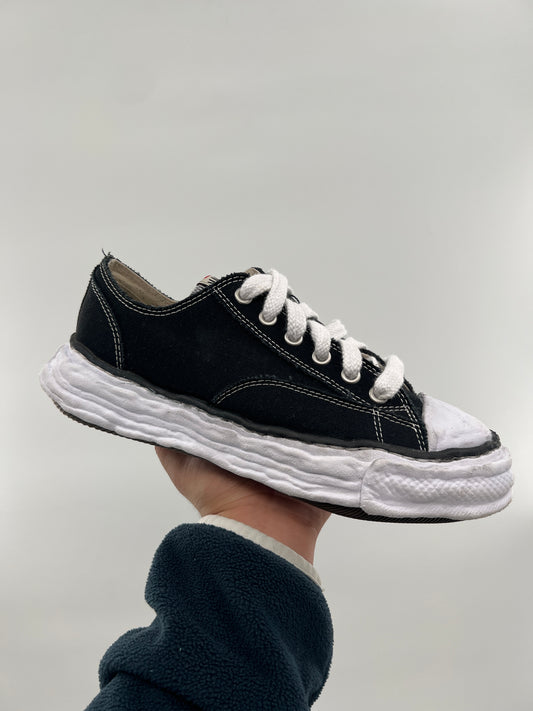 MAISON MIHARA YASUHIRO PETERSON CANVAS LOW "BLACK"