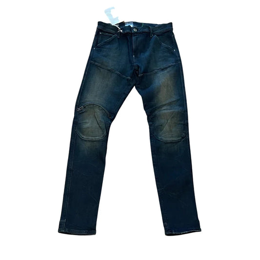 G-STAR RACKAM 3D WORN IN MOSS SKINNY JEANS