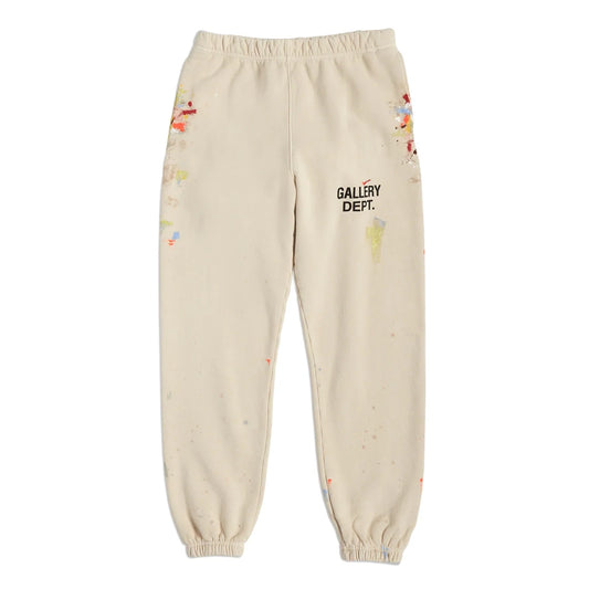 GALLERY DEPT PAINTED LOGO SWEATPANTS "BEIGE"