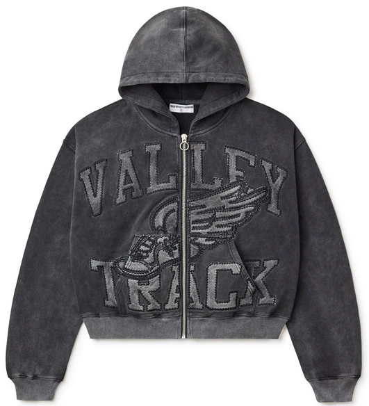 VALE BLACK CAT ZIP UP HOODIE
