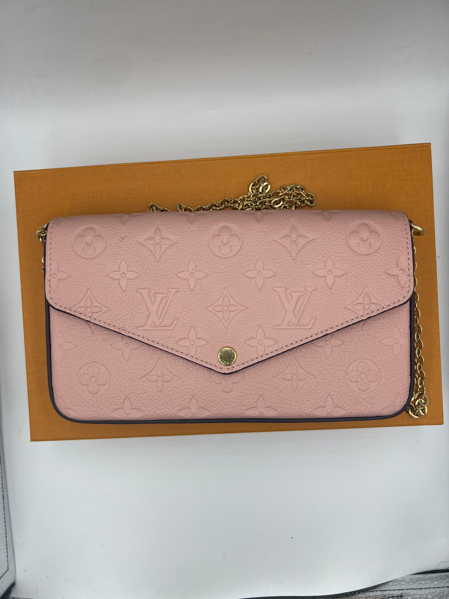 LOUIS VUITTON FELICIE POCHETTE "ROSE POUDRE"