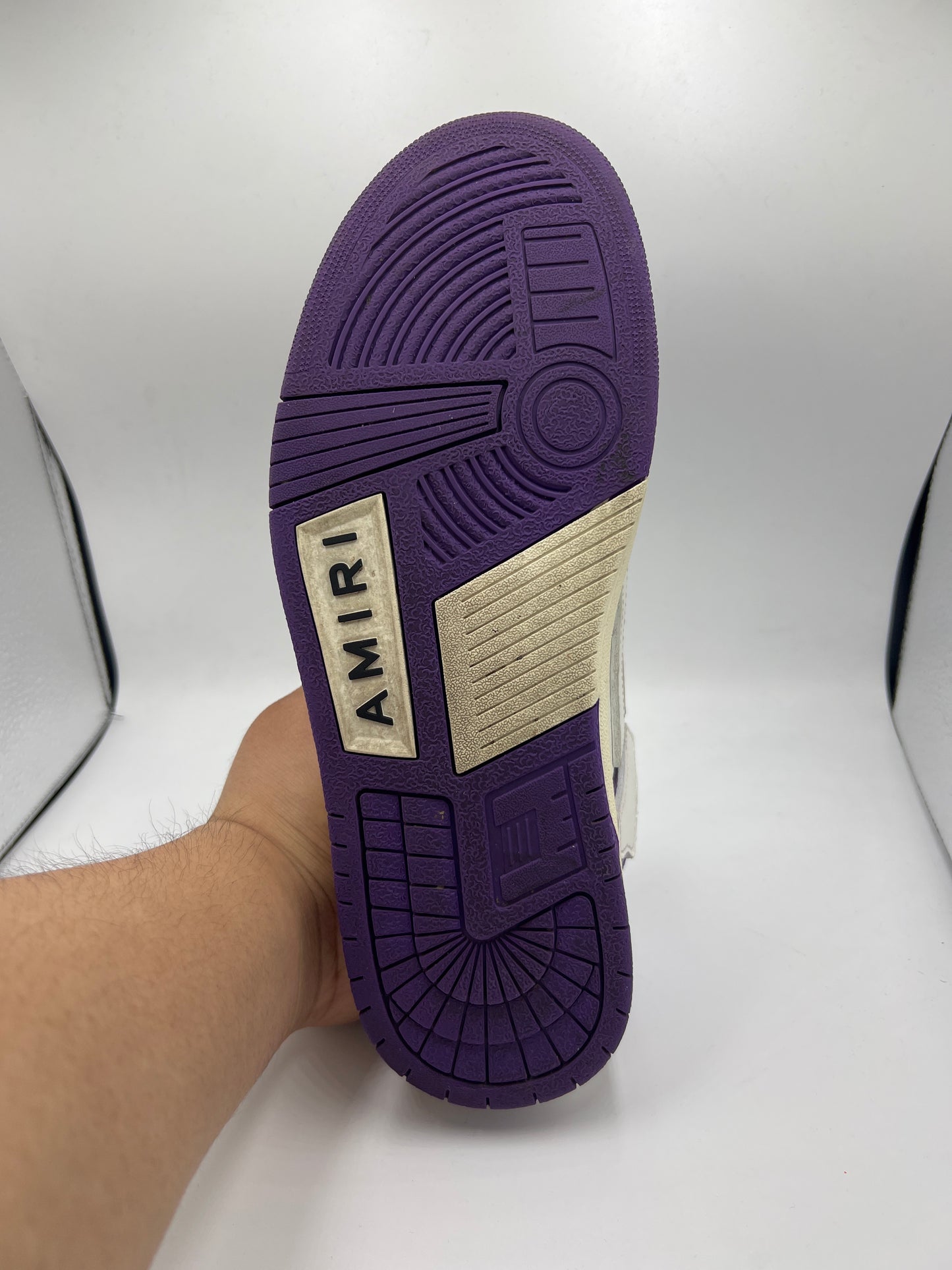 AMIRI SKEL TOP "PURPLE WHITE"