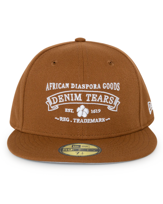 DENIM TEARS X NEW ERA HAT ADG "BROWN