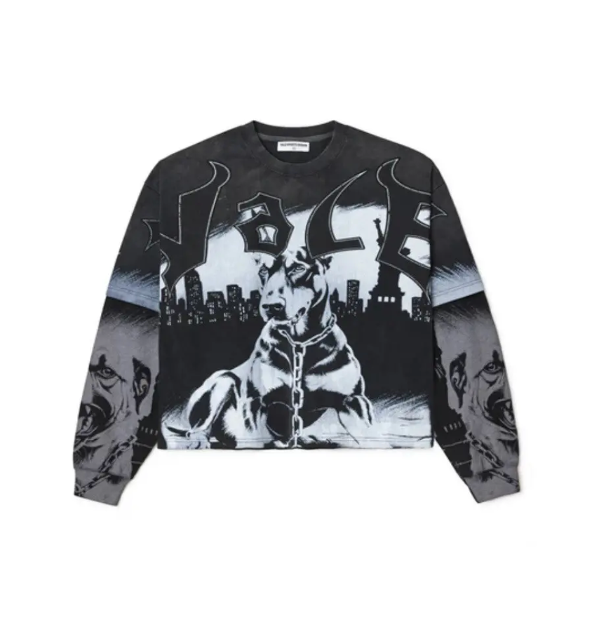 VALE DOG MONOCHROME L/S TEE