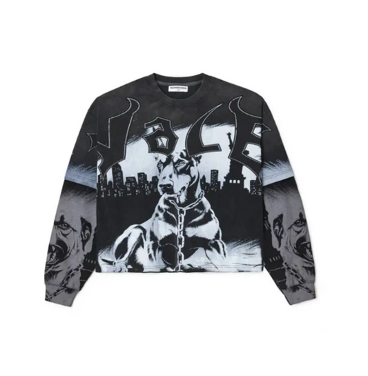 VALE DOG MONOCHROME L/S TEE