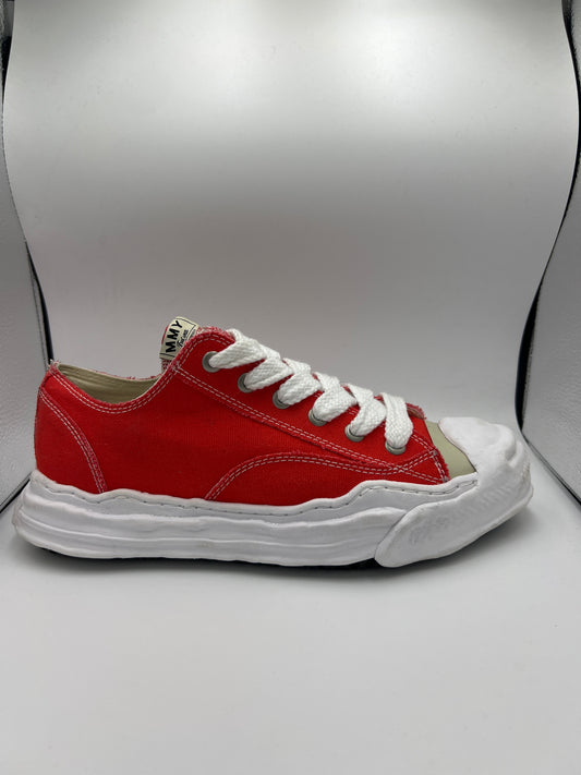 MAISON MIHARA YASUHIRO HANKS CANVAS LOW "RED"