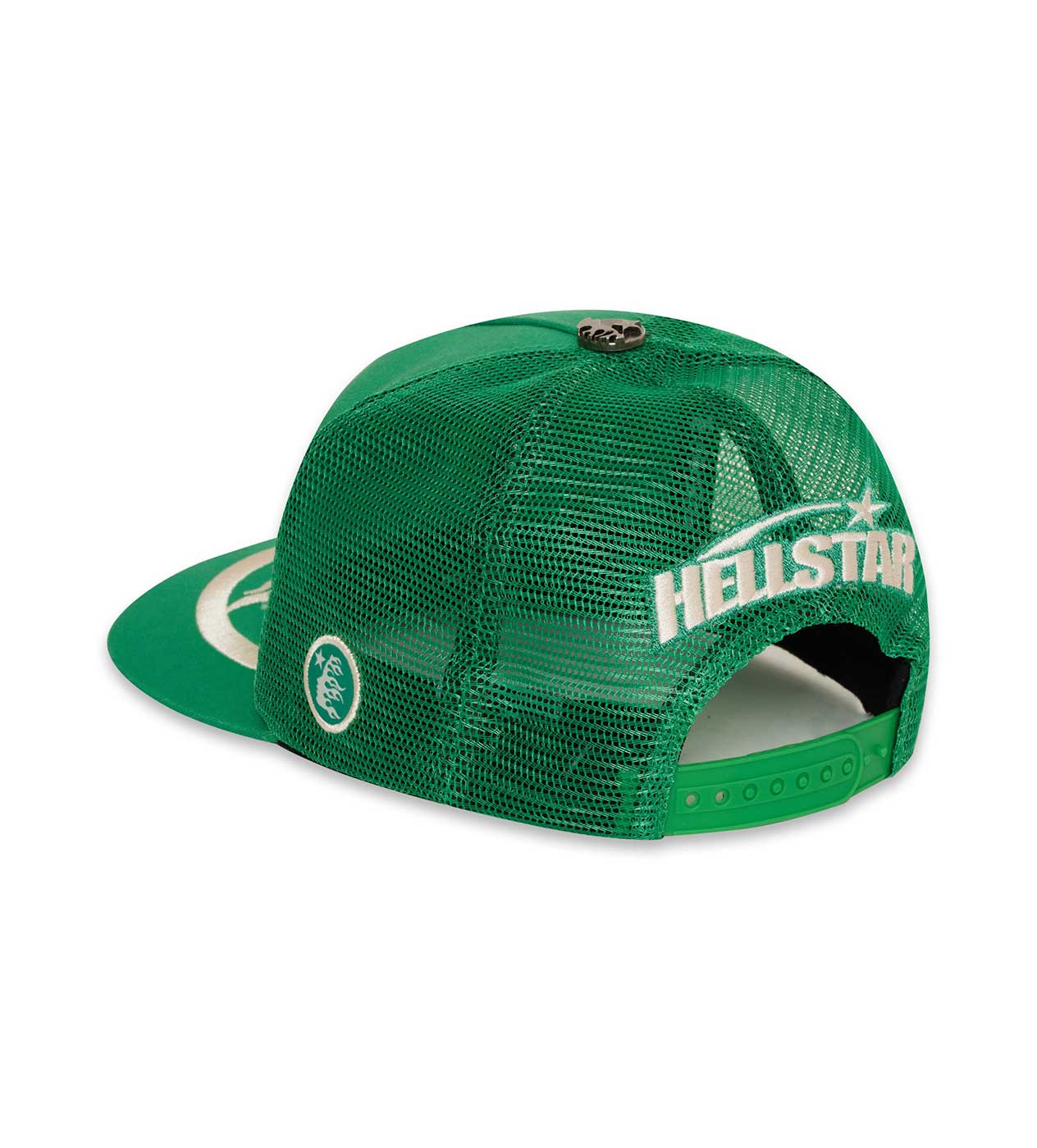 HELLSTAR BIG LOGO TRUCKER HAT “GREEN”