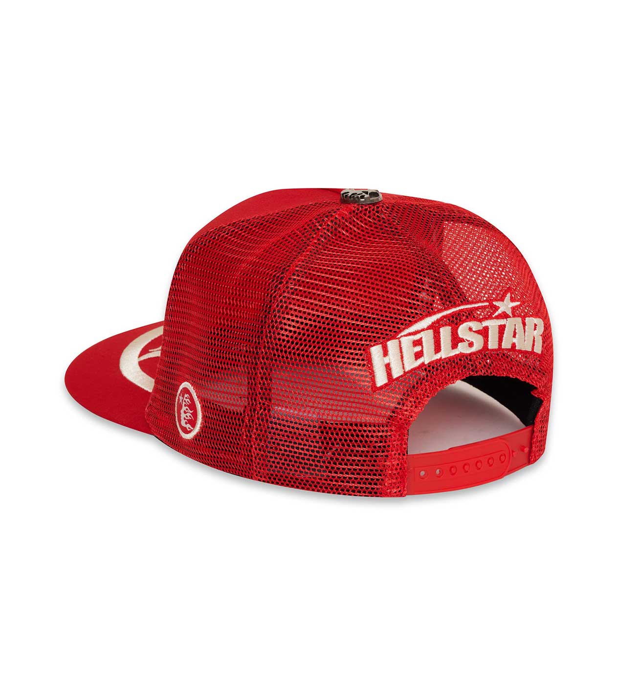 HELLSTAR BIG LOGO TRUCKER HAT “RED”