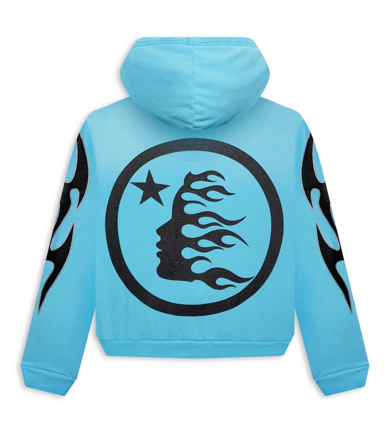 HELLSTAR ZIP UP HOODIE "BLUE"