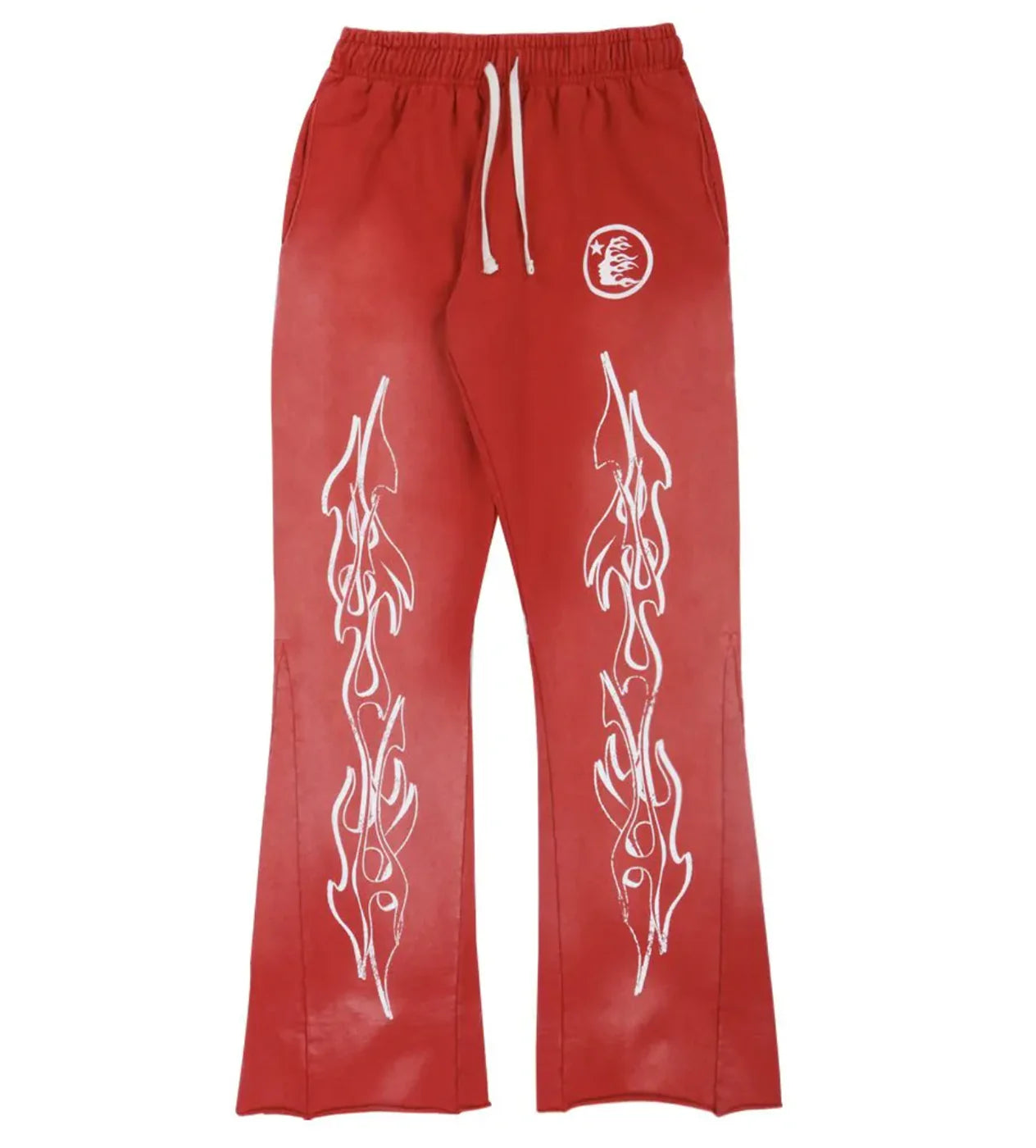 HELLSTAR STUDIOS RACER FLARE SWEATS RED