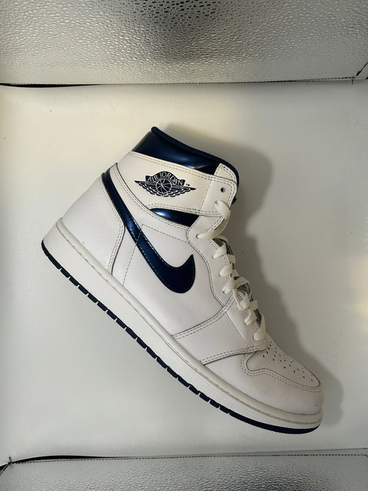 Jordan 1 retro high “metallic navy”