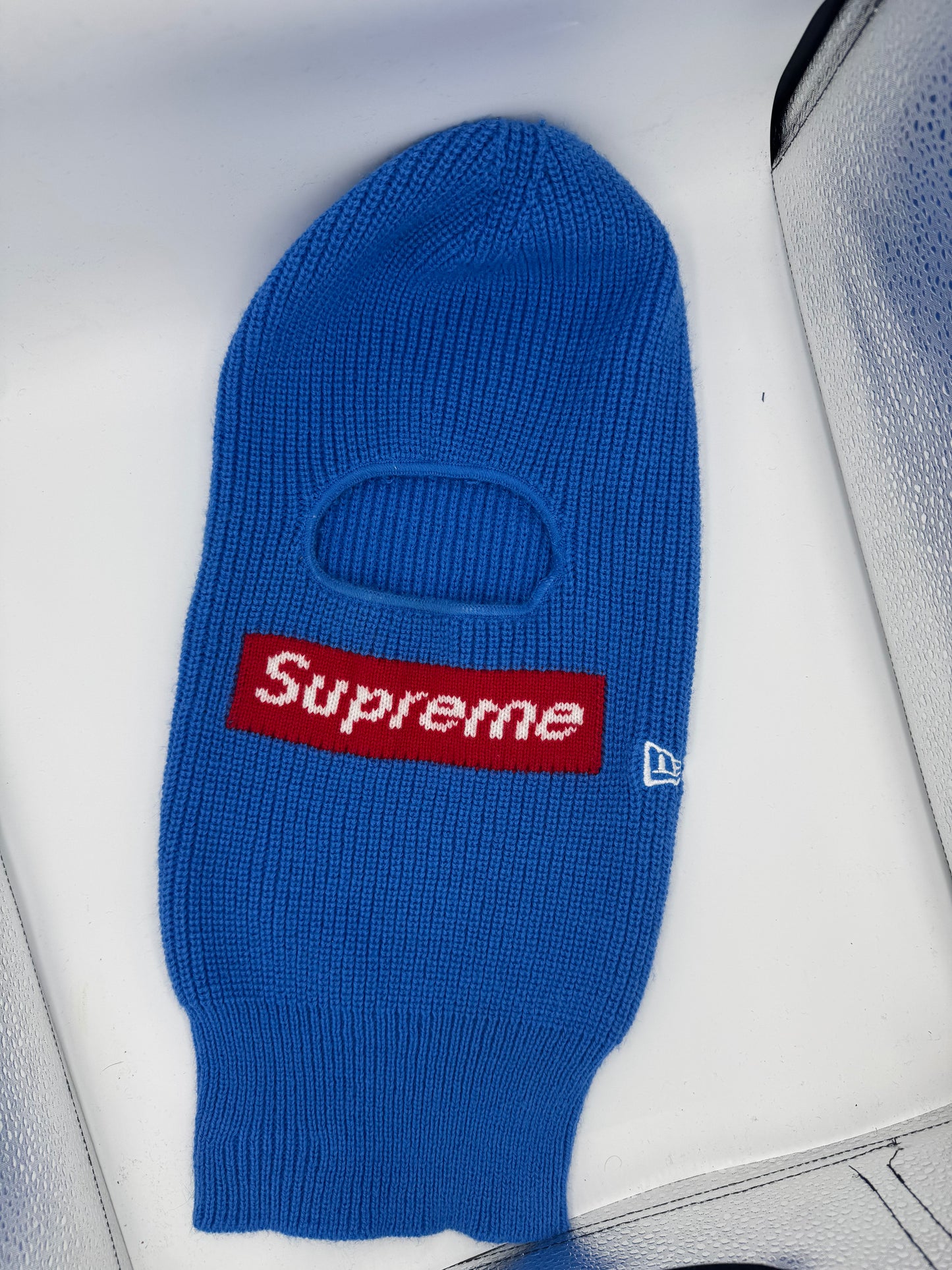 Supreme x New Era Box Logo Balaclava “Tyler Blue”