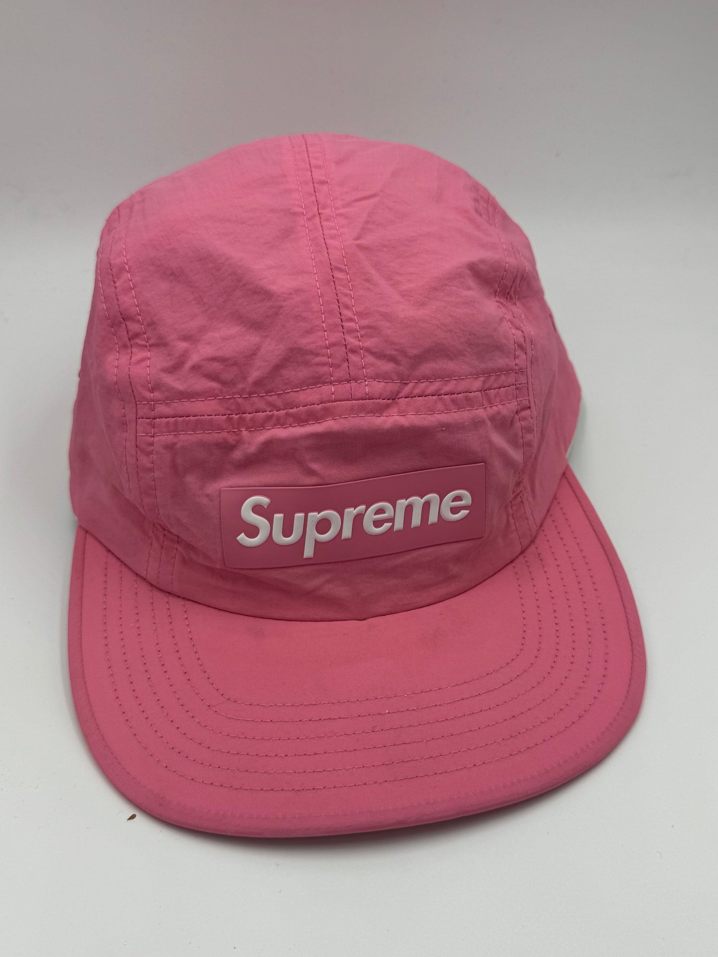 Supreme Raised Logo Patch Camp Cap hat