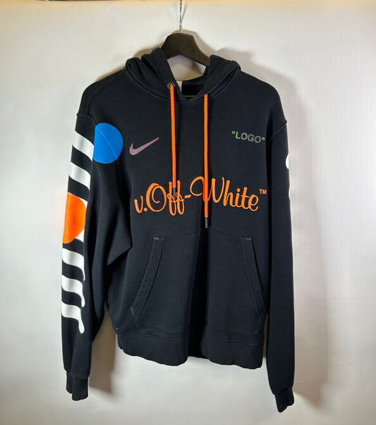 Off White x Nike Hoodie “white black”