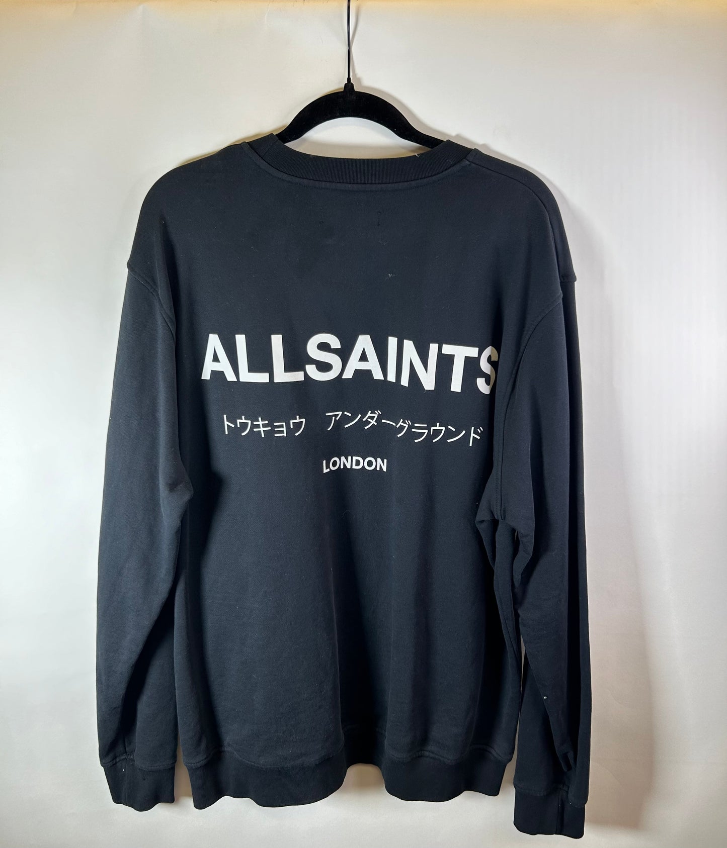 All Saints Black Crewneck