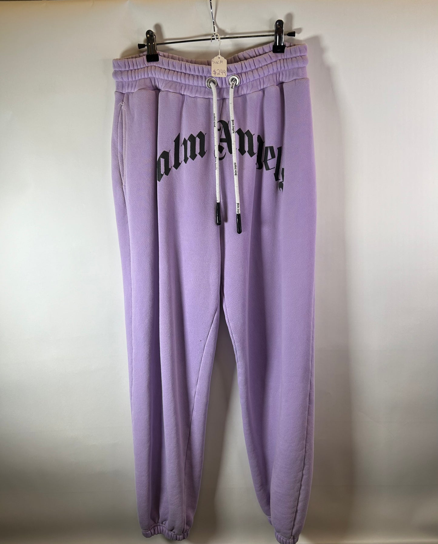 Palm Angels Purple Logo Pants