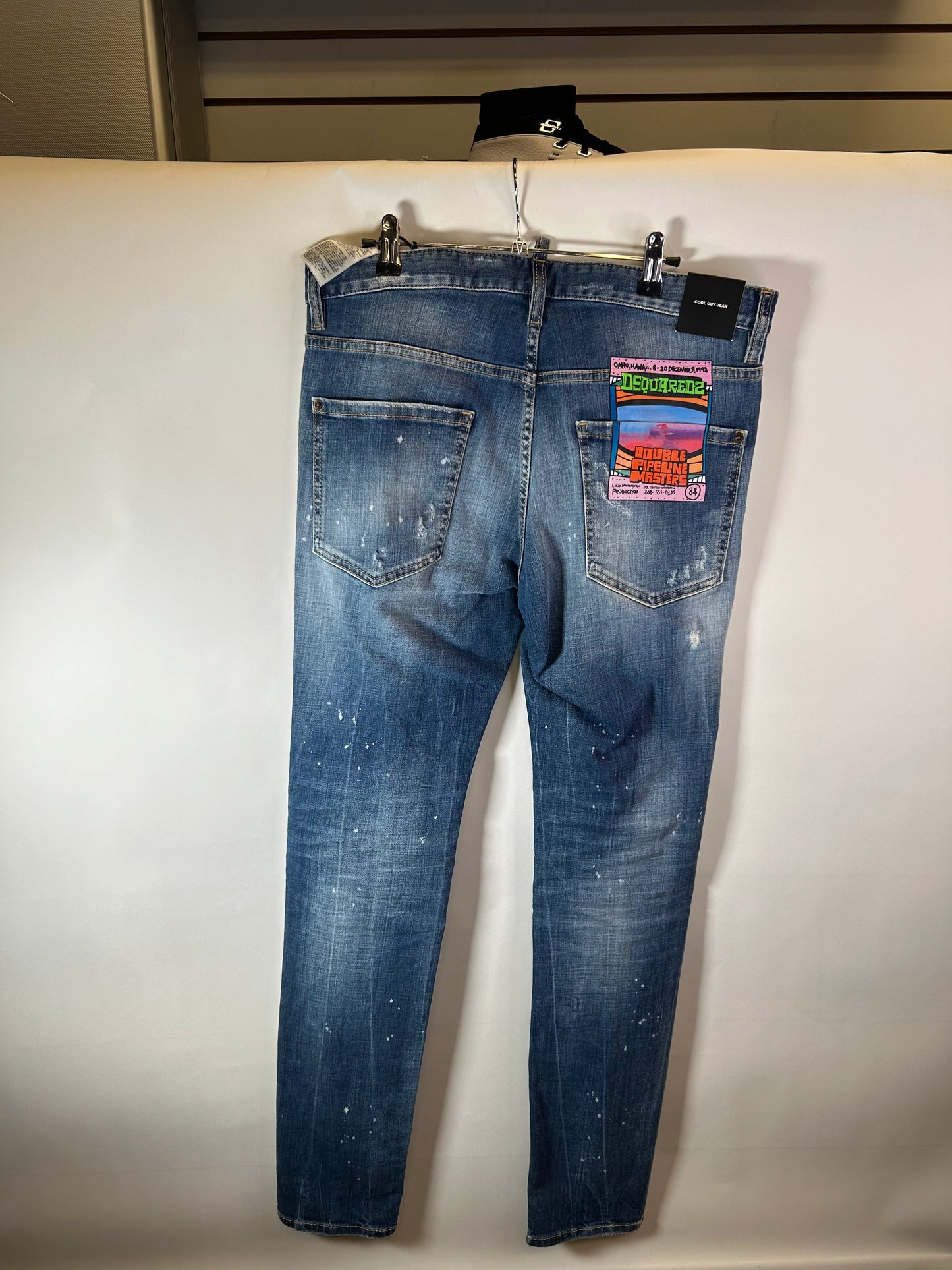 DSQUARED2 Distressed Blue Jeans