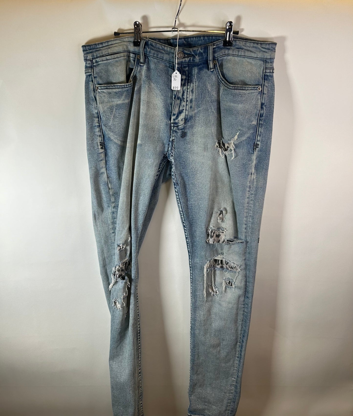 KSUBI Washed Blue Jeans