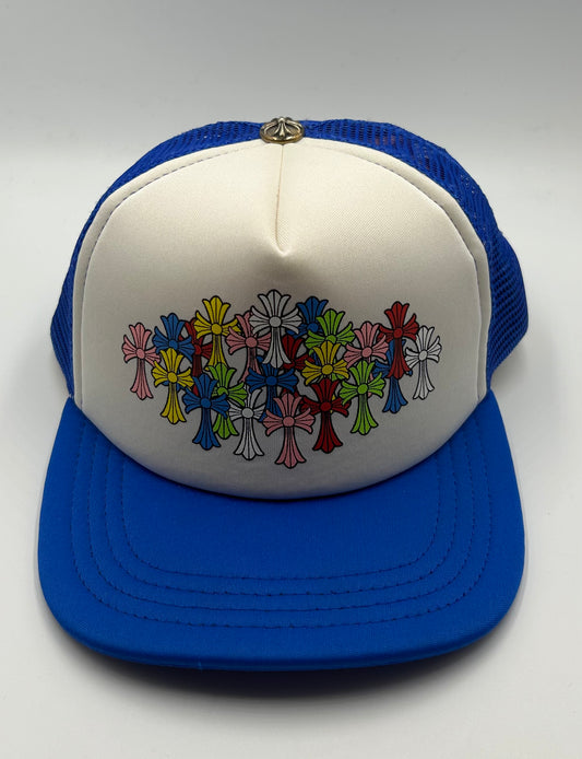 CHROME HEARTS BLUE MULTI COLOR CEMETERY HAT