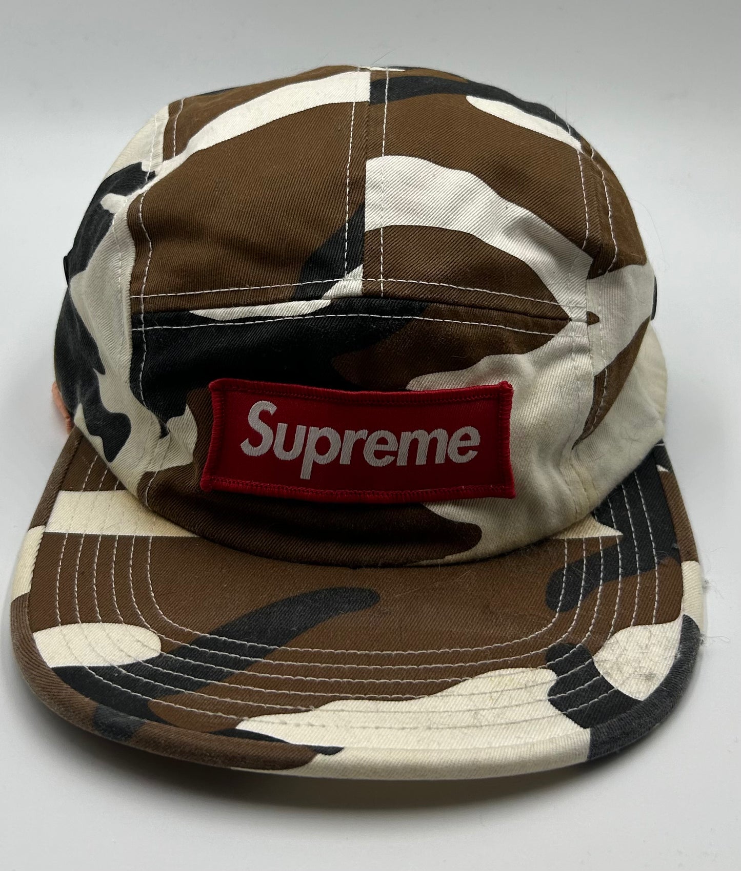 SUPREME BROWN CAMO BOX LOGO HAT