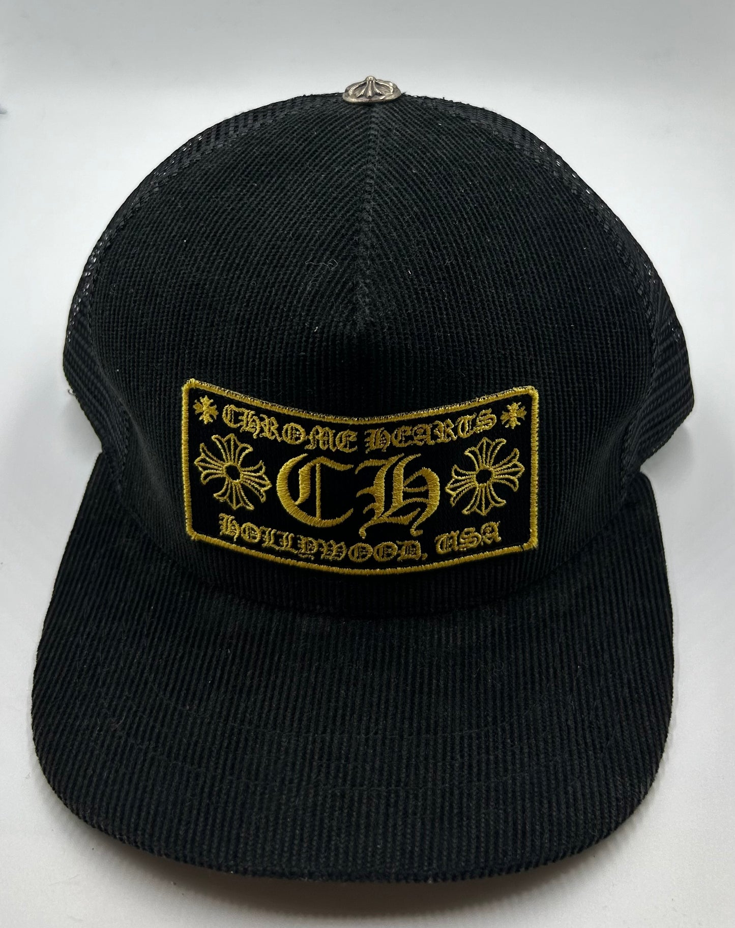 CHROME HEART BLACK CORDUROY HAT